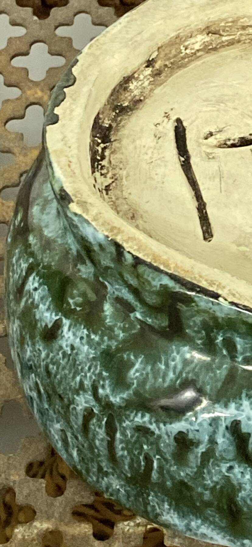 Glazed ceramic bowl