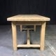 Whitewashed oak farmhouse table