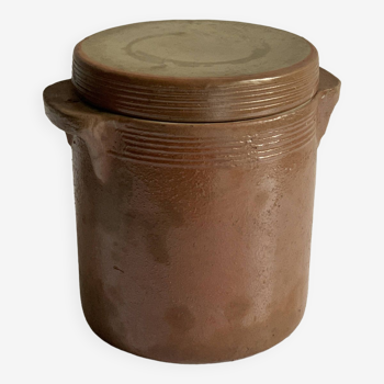 Stoneware pickle pot