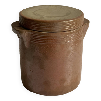 Stoneware pickle pot