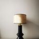 Lampe en ceramique noir