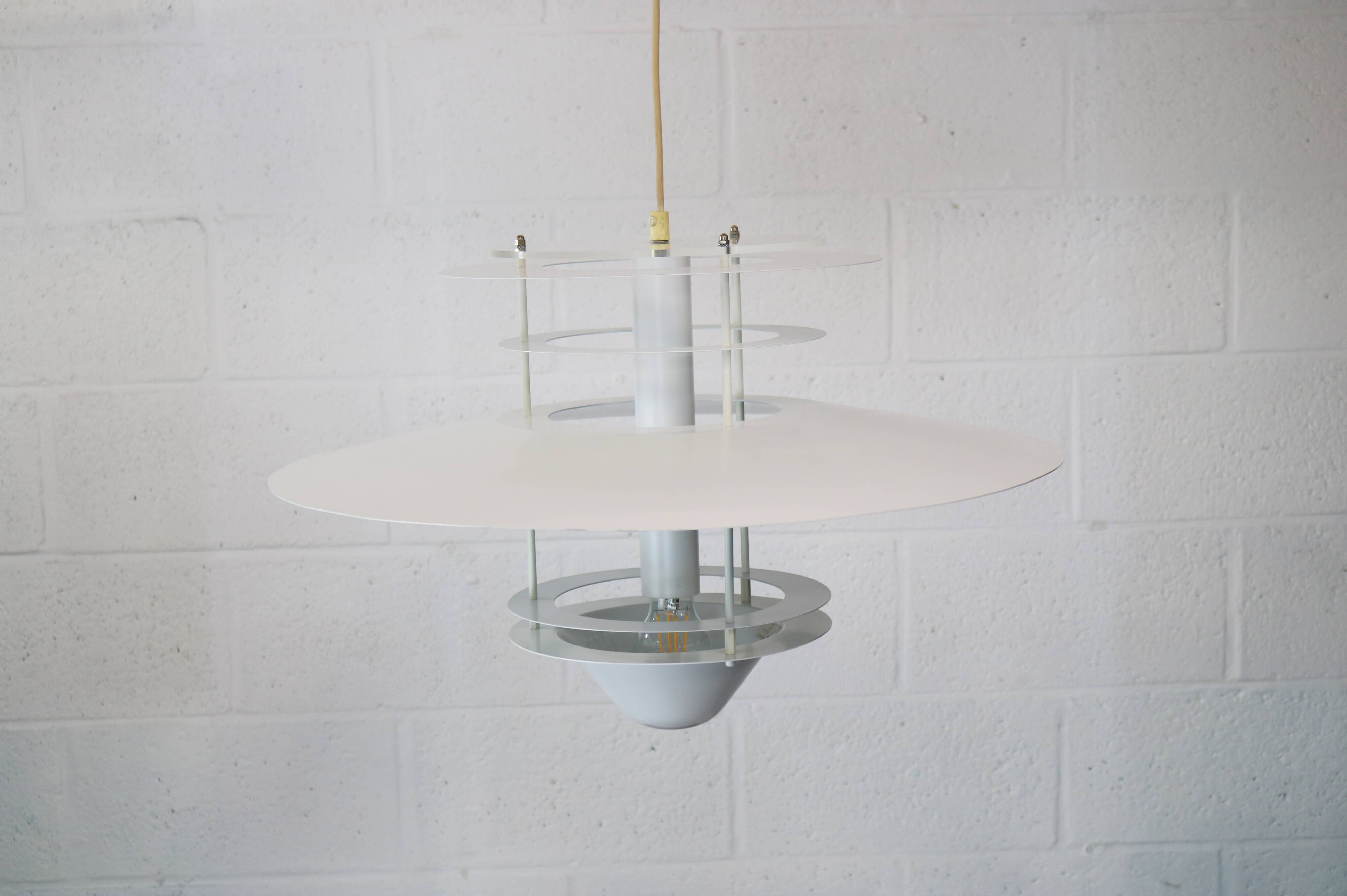 Special xl danish frandsen belysning ceiling lamp *** type 9010-p *** white