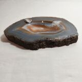 Cenicero de ágata y plata. España, 1970s.