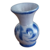 Miniature salt-glazed stoneware vase from Alsace