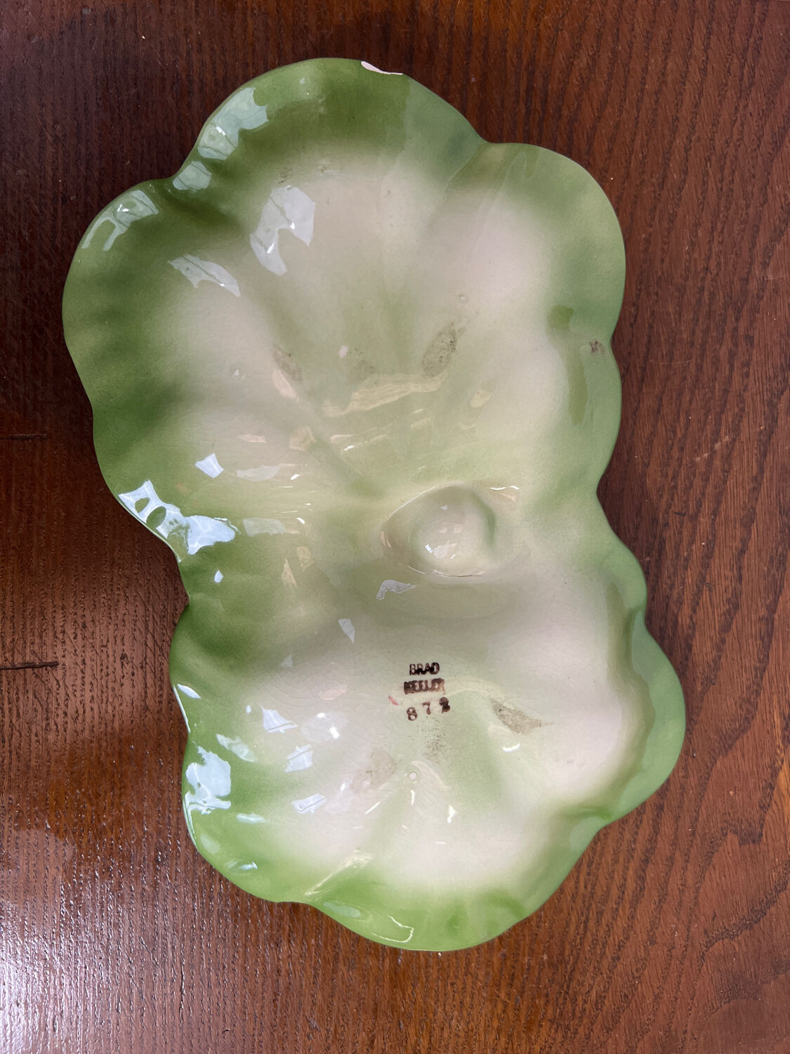 1950s Brad Keeler serving tray Lobster slip