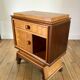 Bedside table in orm magnifying glass art deco 30s