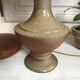 Pair of sandstone lamp