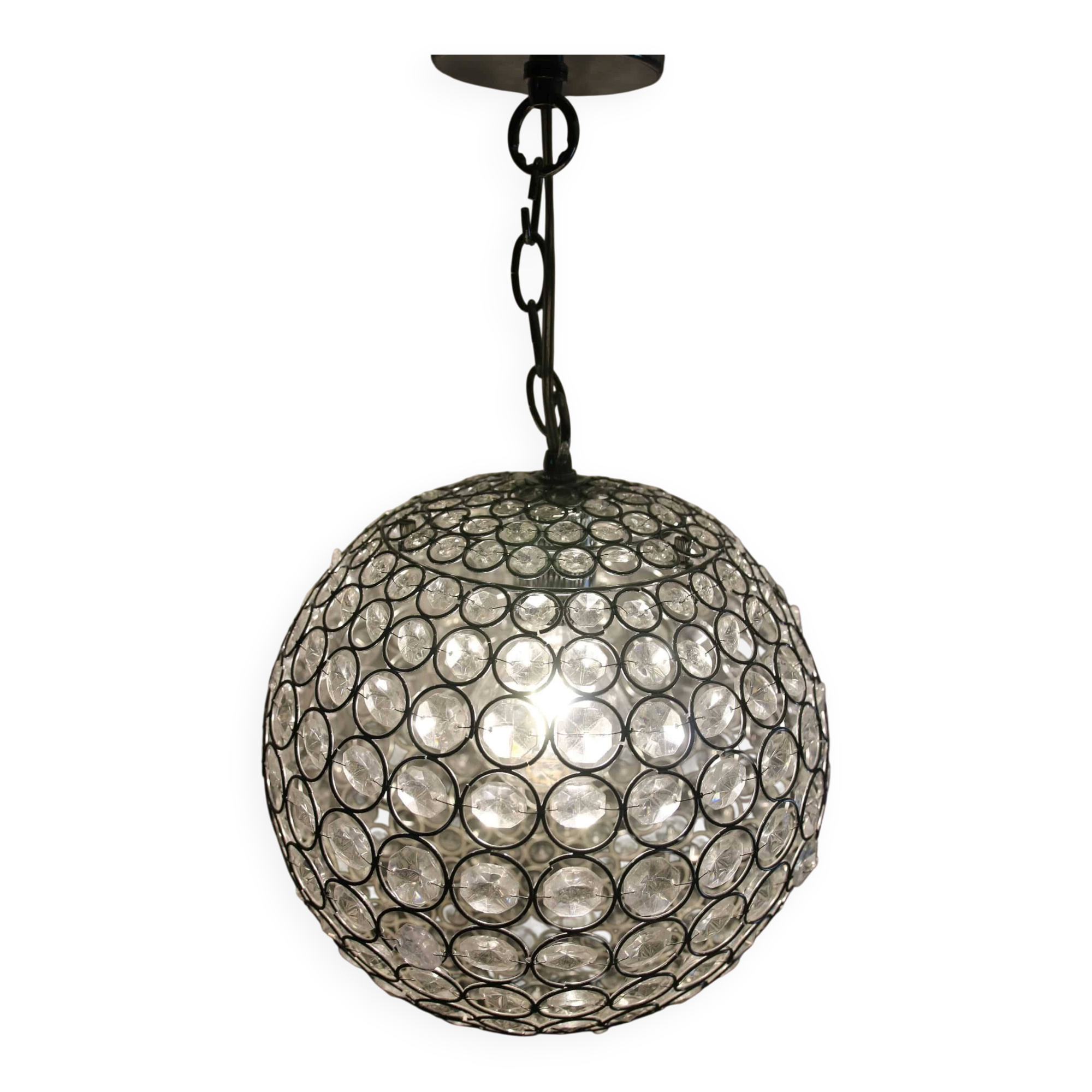 Suspension globe with pendants, 1990s