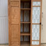 Paris raw wood cabinet 1950