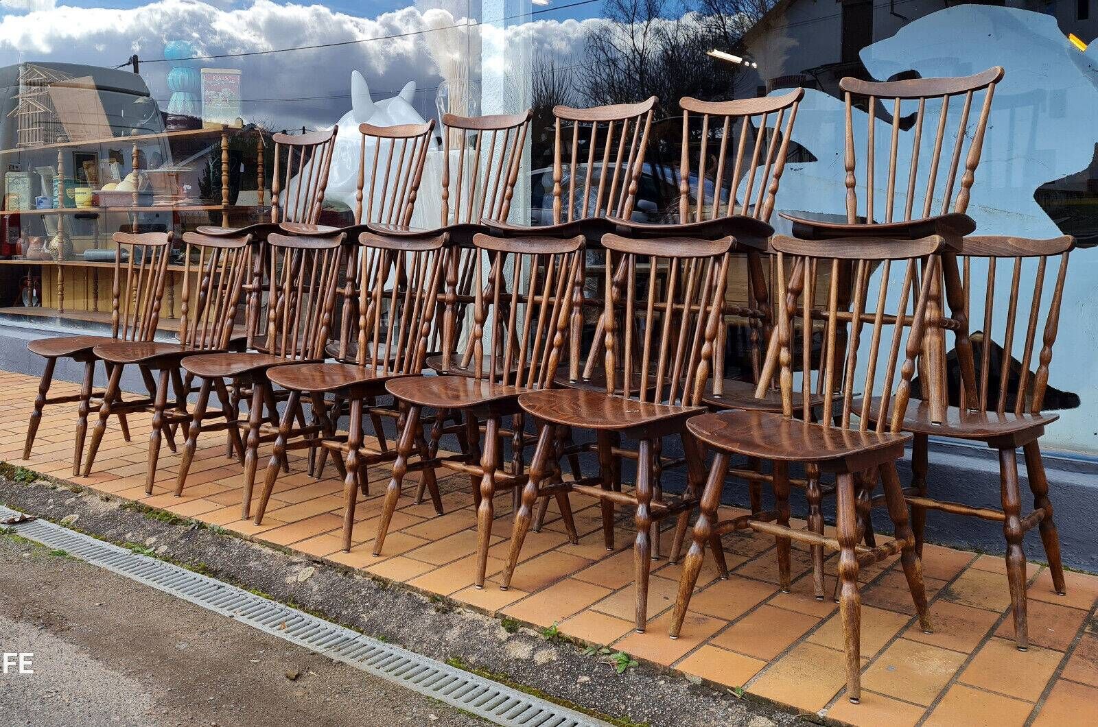 Baumann Tacoma model / series of 12 western chairs: Nordic-inspired design