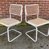 Set of 4 Cesca Model chairs by Marcel Breuer