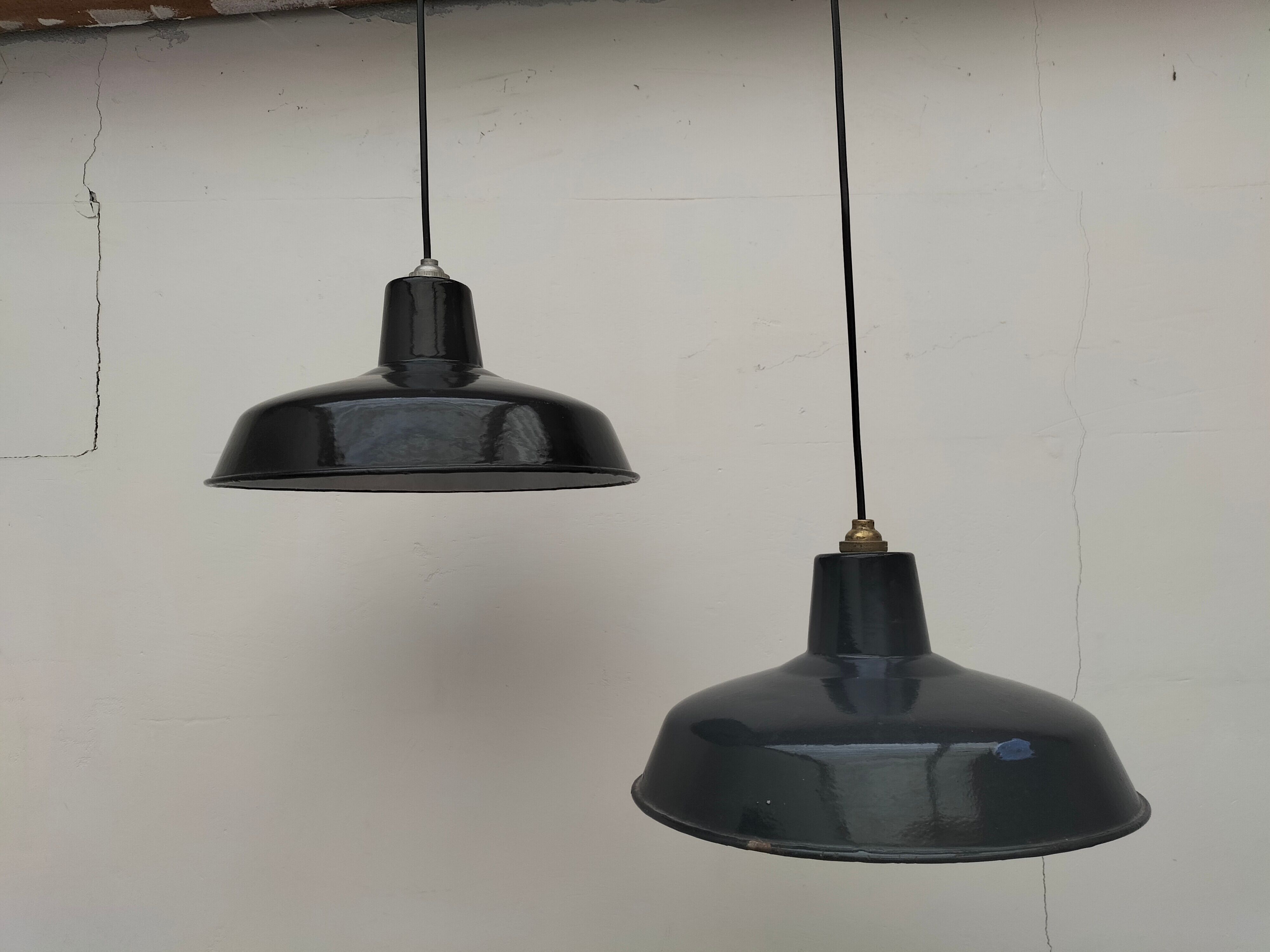 Pair of antique lamps