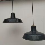 Pair of antique lamps