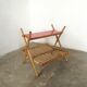 Rattan magazine holder
