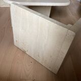70s travertine nesting tables