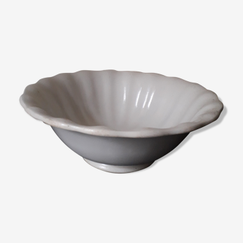 White earthenware bowl Sarreguemines