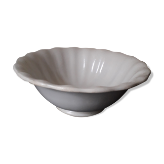 White earthenware bowl Sarreguemines