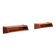 Aksel Kjersgaard floating nightstands No 24 in teak Odder Denmark 1960