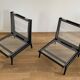 Paire de chauffeuses par Georges Tigien, 1950