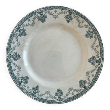 Iron earth dish compote base St Amand Cahors
