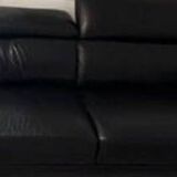 Leather corner sofa