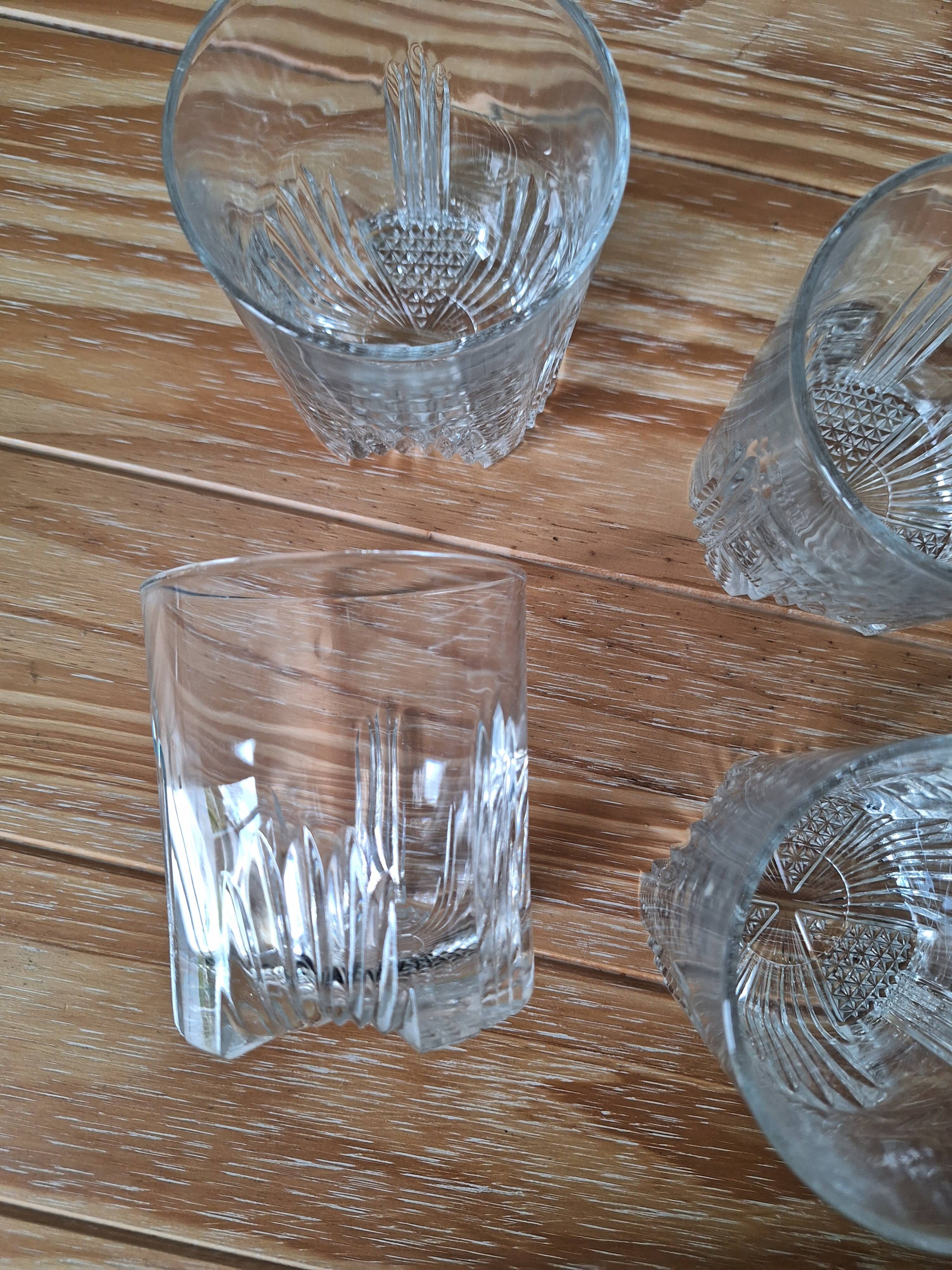 Art Deco whisky glasses