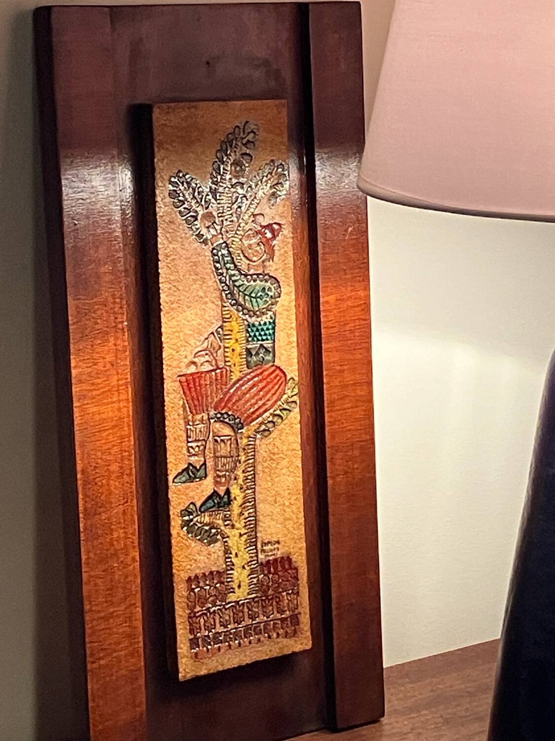 Capron ceramic decorative plate