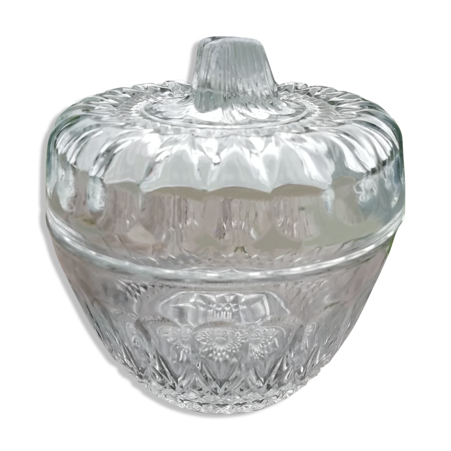 Reims glass chiseled candy