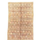 Bohemian Chic Moroccan Handcrafted Wool Rug