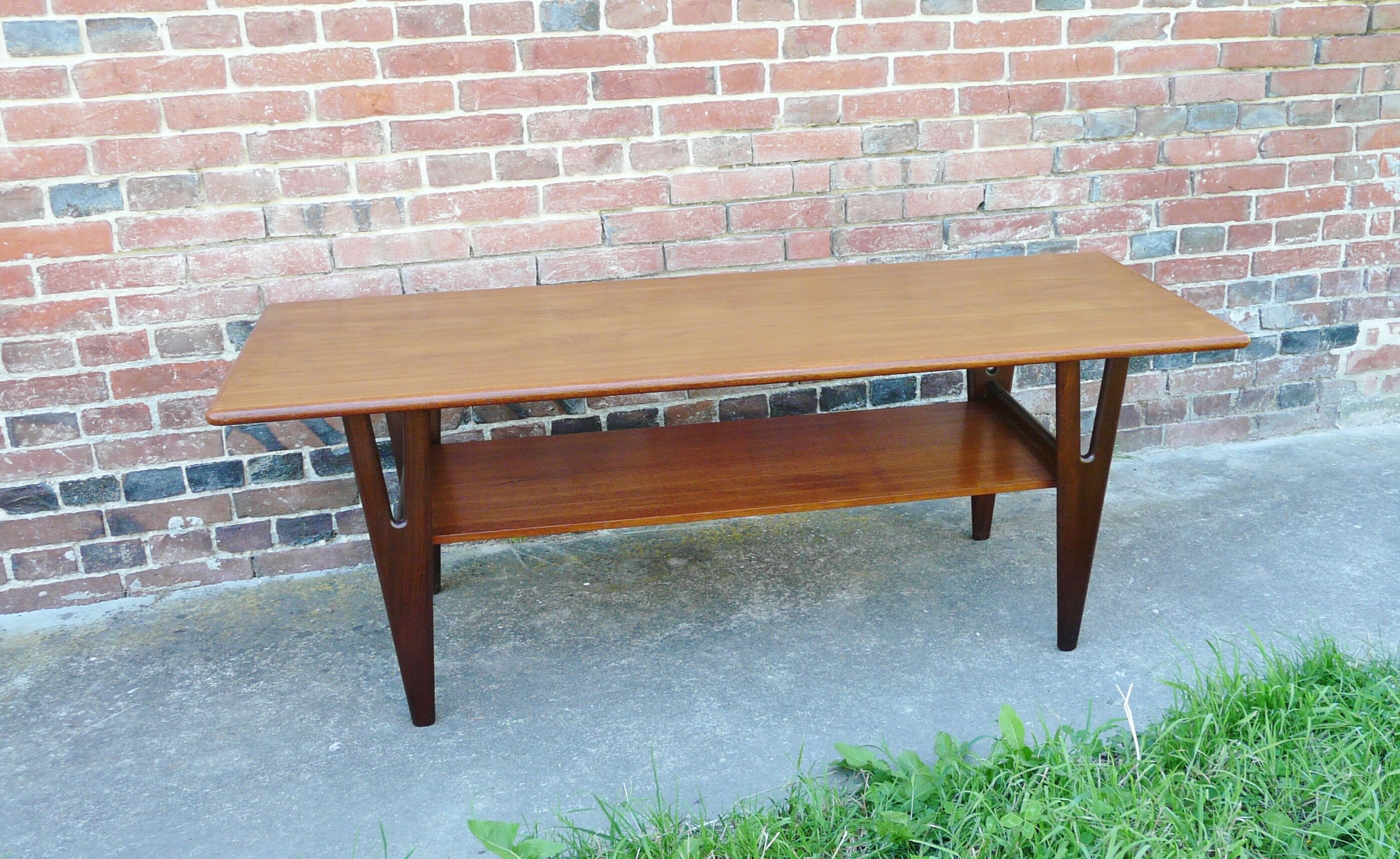 Danish teak coffee table