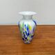 Postmodern glass vase by Hans Jürgen Richartz for the Richartz art collection, 1980s.