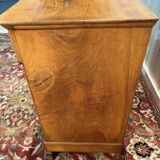 Louis Philippe chest of drawers in blond walnut