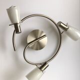Ceiling lamp, wall lamp three frosted glass spotlights