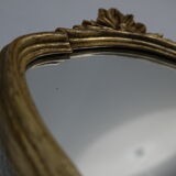 Louis XV style gold rock mirror