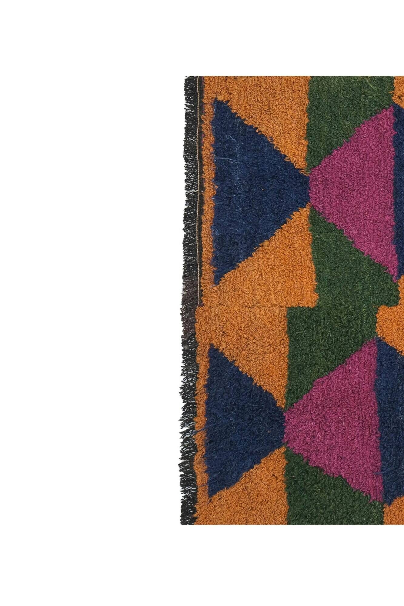 Vintage handmade Turkish rug 108x137 cm