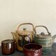 Glazed ceramic teapot, 1980s