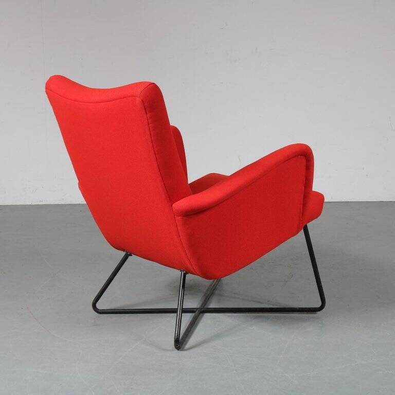 1950s Unique lounge chair in the style of Grete Jalk, Denmark
