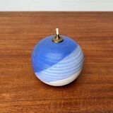 Mid-century studio pottery oil lamp by Karsten Nielsen for KN Keramik, 1960s.