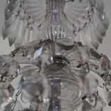 Napoleon III chandelier with crystal pendants, signed Portieux 19th century