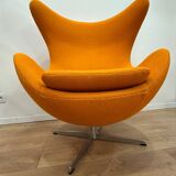 Orange Egg Chair by Arne Jacobsen