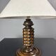 Midcentury French brutalist table lamp in the style of Charles Dudouyt, 50s
