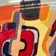 Original Swedish Colour Lithograph – “Composition” by Bo Thorén – Signed – Vintage & Framed