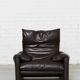 Leather Maralunga Lounge Chair and Ottoman by Vico Magistretti for Cassina