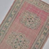 Handknotted Floral Oushak Runner sku 2441