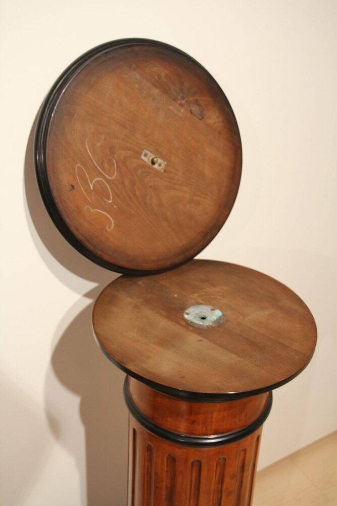Neoclassical Rotating Pedestal in Beech Wood, Germany, 1920s