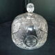 Antique cheese clocha in molded pressed glass