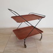 Mid-century modern, teak bar, Paul Nagel, Sweden, 1960s.