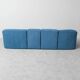 4-module blue sofa from the 1970s – Italian vintage modernist design