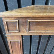 Front or frame or facade of fireplace of the nineteenth century in walnut wood carved by hand.