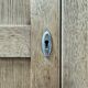 Large Art Deco wardrobe in oak (renovated)